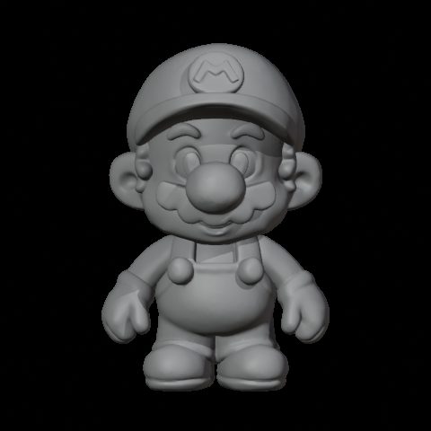Q版马里奥（ZBrush 步骤单）